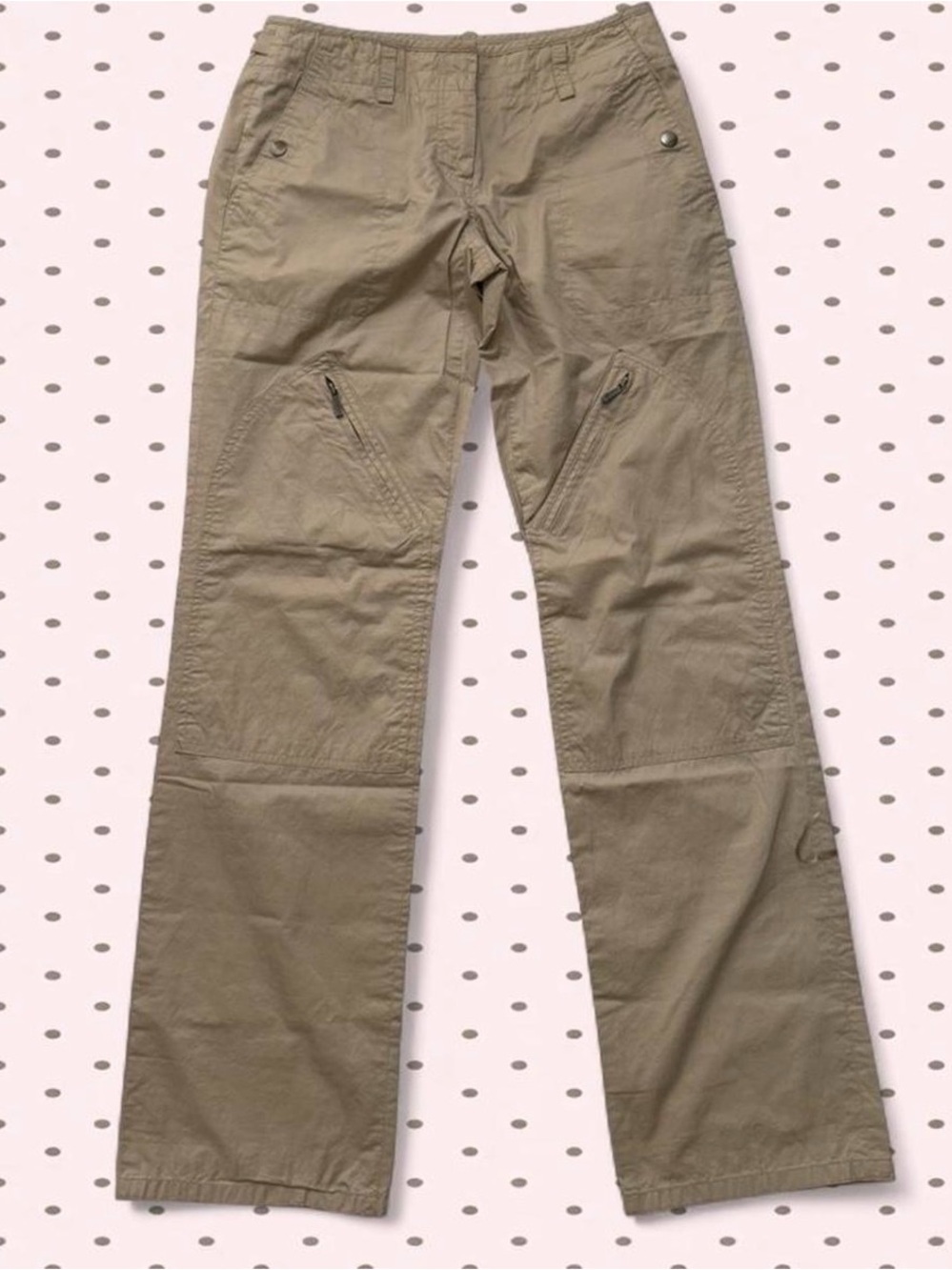 Calvin Klein Women’s Khaki Utility Pants - Straight Leg